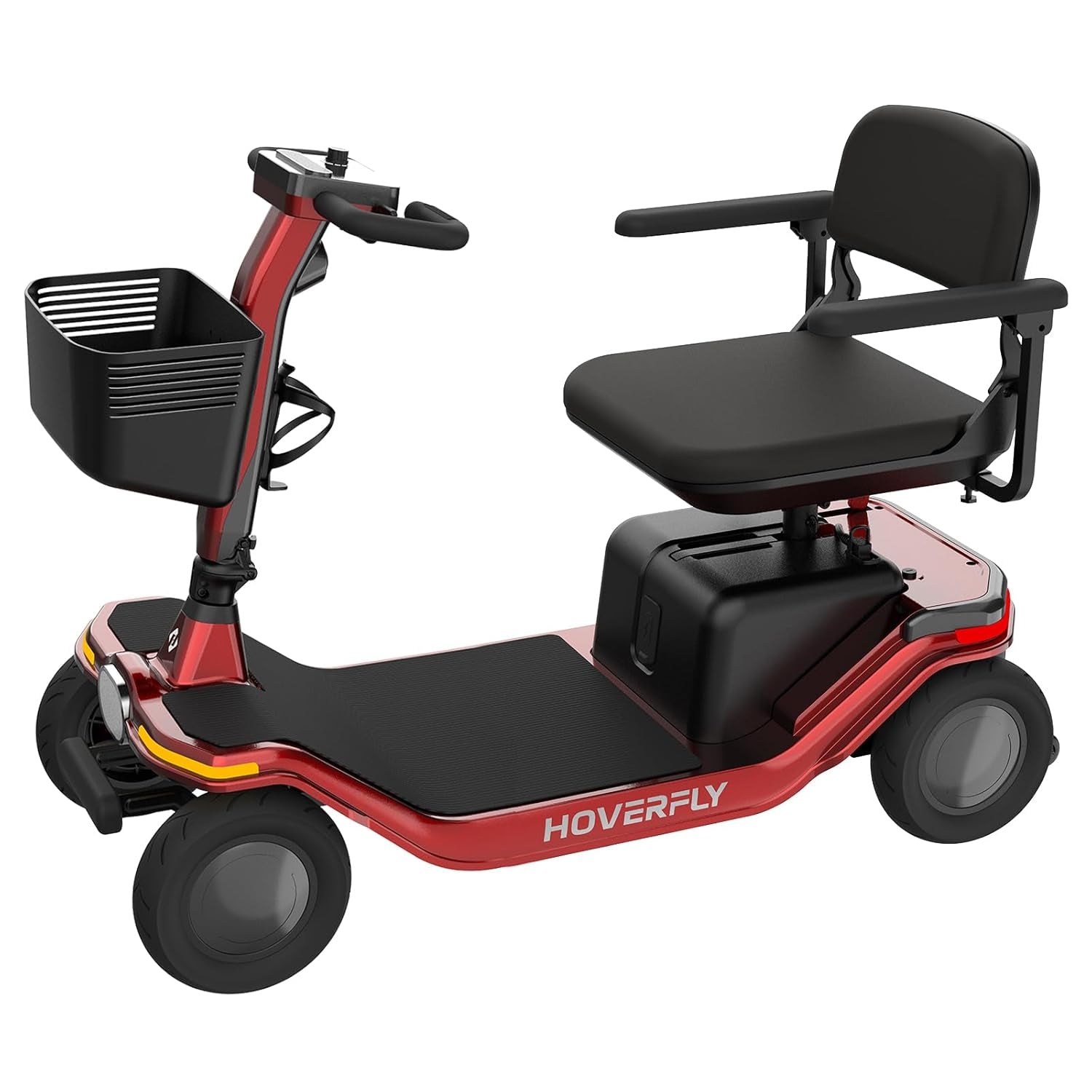 T5 Mobility Scooter, 4-Wheel Mobility Scooter for Adults - 16.8 Miles Range, 5 Mph, Smart Safety Features, Removed Battery, Rotating Swivel Seat, Headlight